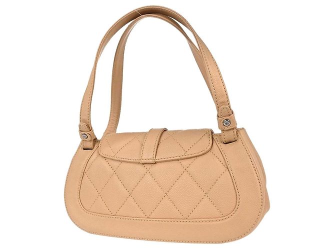 Borsa a tracolla Chanel Mademoiselle Lock in pelle caviar matelassé - vista 2