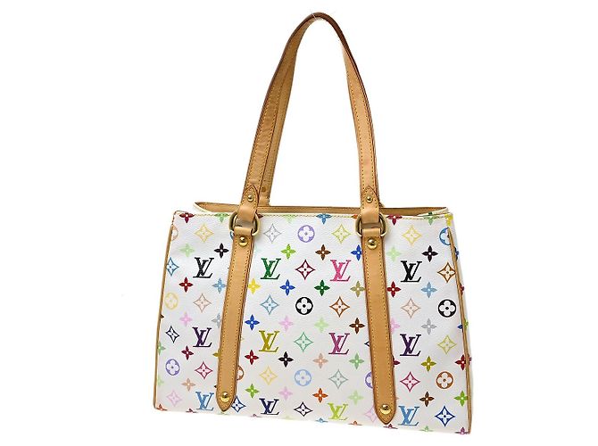 Louis Vuitton Aurelia Monogram Multicolor MM Bianco - vista 2