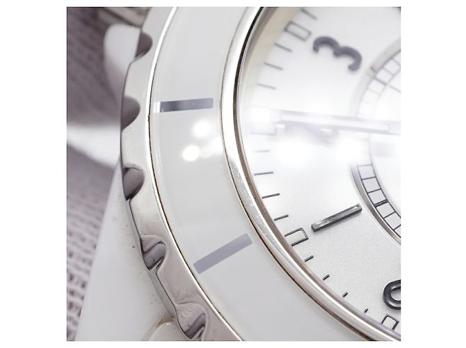 Relógio Masculino Chanel J12 H0970 Mostrador Branco - vista 8