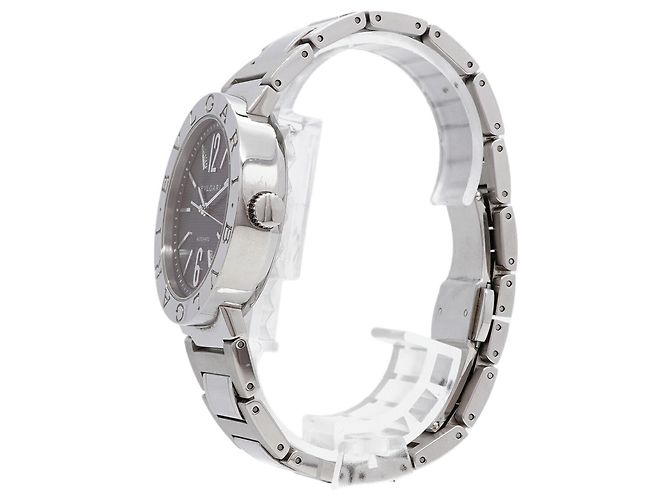 Bulgari Orologio da uomo Bvlgari BB38SSAUTO quadrante nero - vista 2
