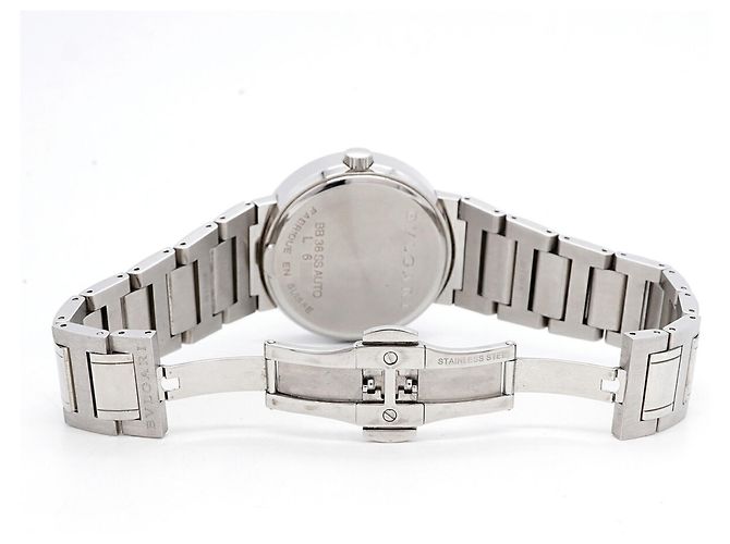 Bulgari Orologio da uomo Bvlgari BB38SSAUTO quadrante nero - vista 4