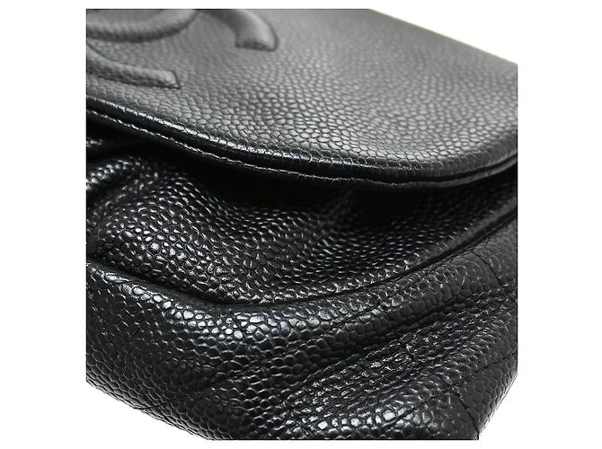 Portafoglio Half Moon Wallet on Chain Caviar Chanel Nero - vista 6