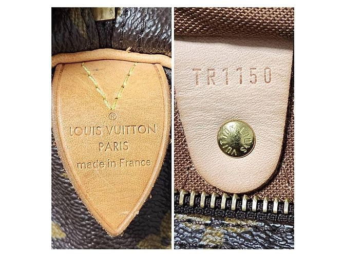 LOUIS VUITTON Monogram Speedy 30 Brown/Beige Marrone - vista 2
