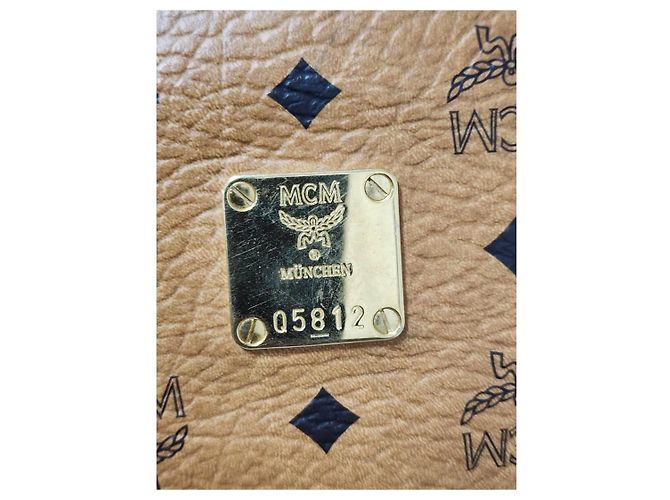 Borsa a tracolla/spalla MCM Visetos Brown Marrone - vista 2