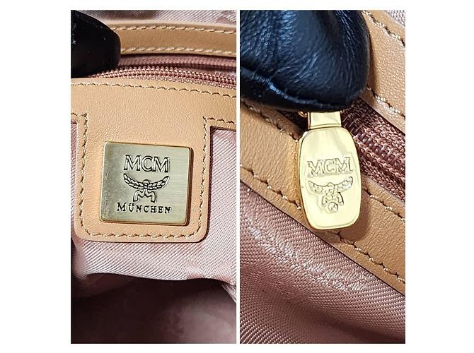 Borsa a tracolla/spalla MCM Visetos Brown Marrone - vista 5