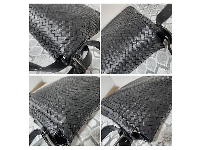Borsa a tracolla BOTTEGA VENETA Nappa Intrecciato Black Nero - vista 10