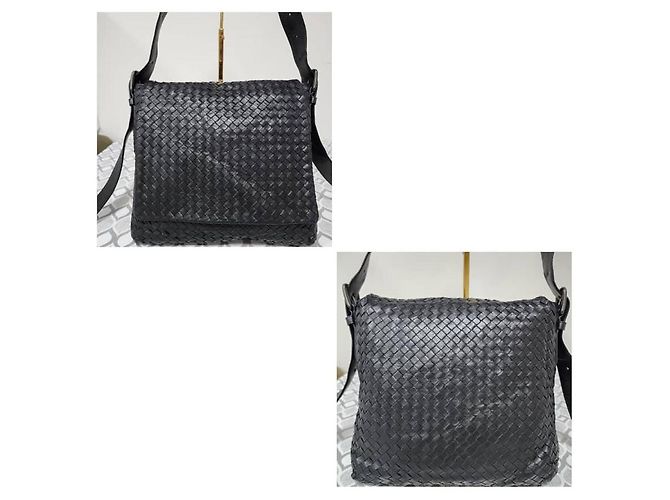 Borsa a tracolla BOTTEGA VENETA Nappa Intrecciato Black Nero - vista 5