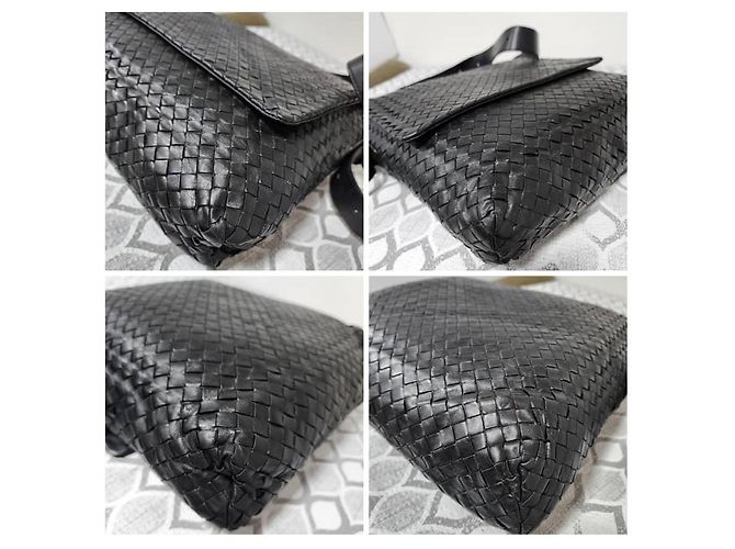 Borsa a tracolla BOTTEGA VENETA Nappa Intrecciato Black Nero - vista 9
