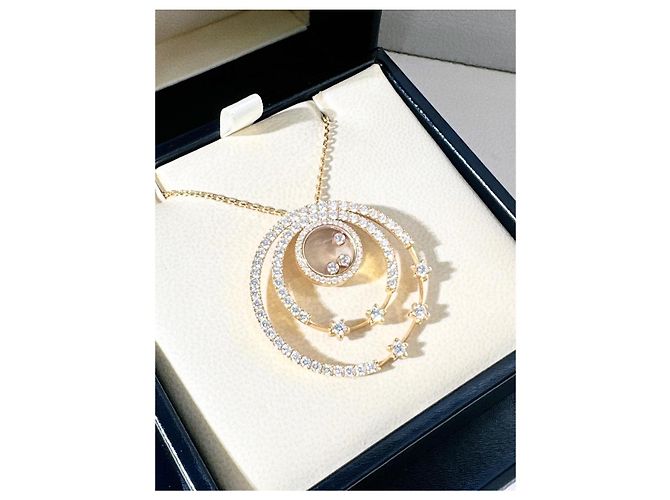 Colar Chopard Dourado - vista 5