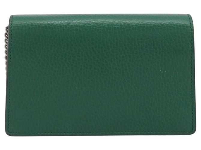 Gucci Dionysus Leather Mini Verde - vista 2
