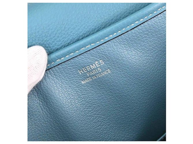 Hermès Hermes Christine Leather Blau - Ansicht 4