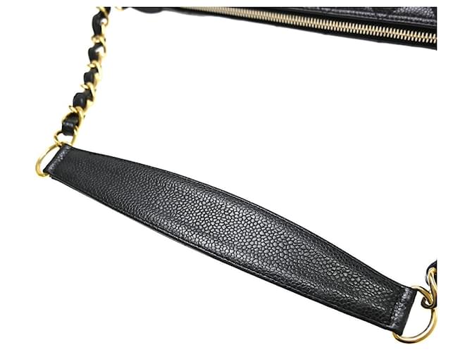 Chanel Timeless CC Chain Quilted Caviar Medium Nero - vista 6