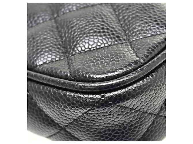 Chanel Timeless CC Chain Quilted Caviar Medium Nero - vista 7