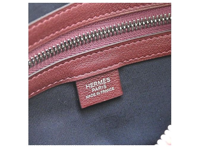 Hermès Cintura Hermes Cityslide Evercolor PM Bordò - vista 4