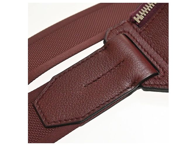 Hermès Cintura Hermes Cityslide Evercolor PM Bordò - vista 6
