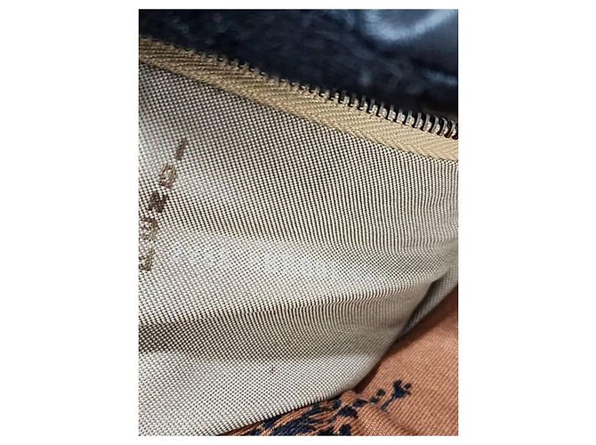 FENDI Zucchino Vitello Mama Baguette Beige - vista 4