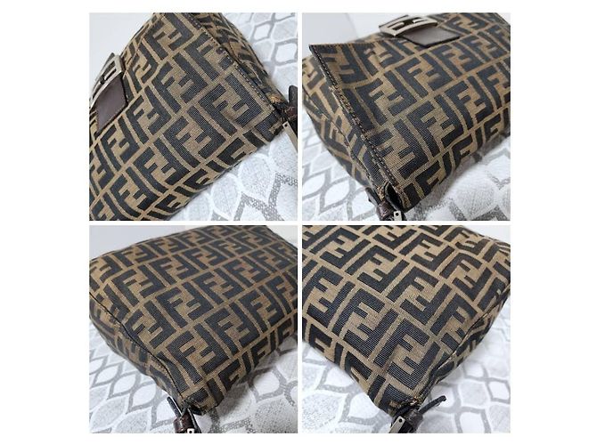FENDI Vintage Zucca Mama Baguette Brown Tasche - Ansicht 10
