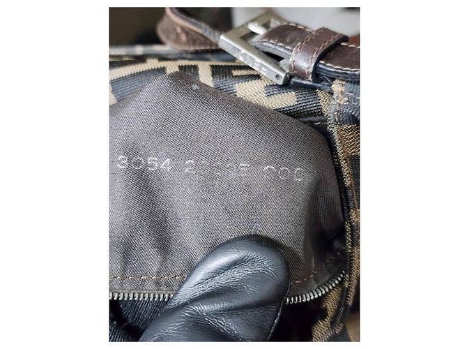 FENDI Vintage Zucca Mama Baguette Brown Tasche - Ansicht 2