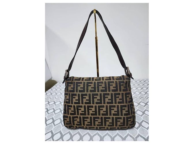 FENDI Vintage Zucca Mama Baguette Brown Tasche - Ansicht 3