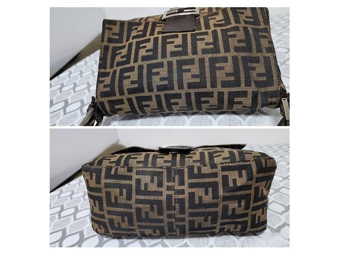 FENDI Vintage Zucca Mama Baguette Brown Tasche - Ansicht 5