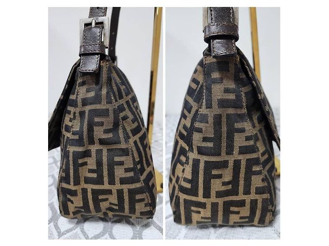 FENDI Vintage Zucca Mama Baguette Brown Tasche - Ansicht 6