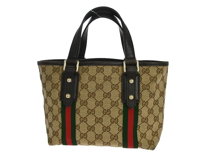 Gucci Jolicoeur Pochette GG Canvas and leather Beige - vista 2
