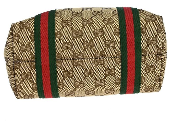 Gucci Jolicoeur Pochette GG Canvas and leather Beige - vista 3