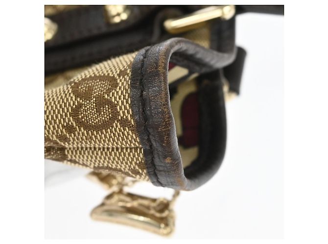 Gucci Jolicoeur Pochette GG Canvas and leather Beige - vista 5