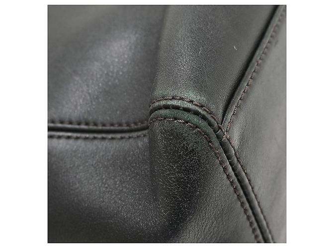 Bolso Tote Chanel Vintage CC Turnlock de piel Medium Negro - vista 6