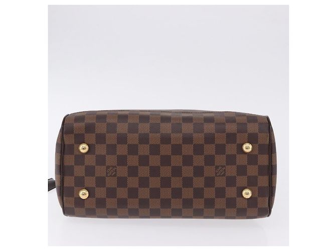 Louis Vuitton Duomo Boston Damier Ebene Marrone - vista 4