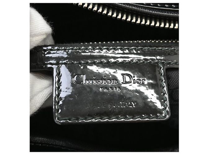 Christian Dior Lady Dior Patent Large Nero - vista 4