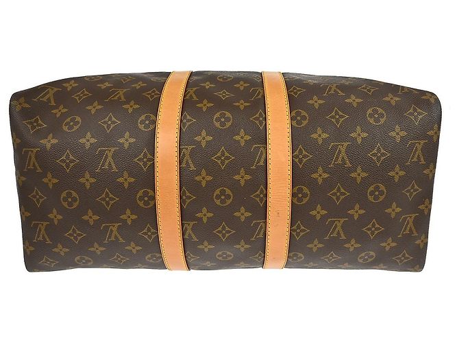 Louis Vuitton Keepall Monogram 45 Marrone - vista 3