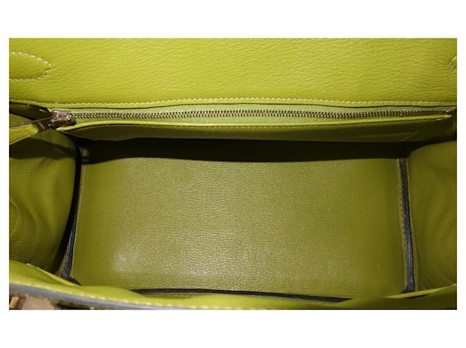 borsa Hermès Birkin 30 crocodile Verde - vista 15