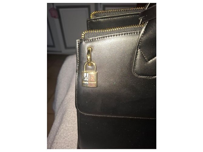 Borsa a mano Armani Exchange in pelle nera Nero - vista 2