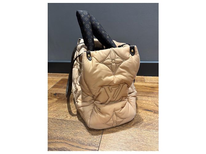 Borsa Tote Louis Vuitton Pillow on the Go GM Marrone Beige - vista 8