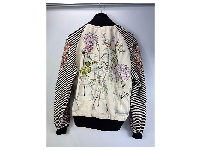 Autre Marque Swash London Wendbare Bomberjacke Schwarz Weiß Mehrfarben - Ansicht 3