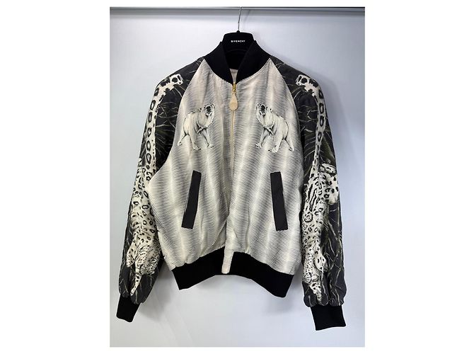 Autre Marque Swash London Wendbare Bomberjacke Schwarz Weiß Mehrfarben - Ansicht 7