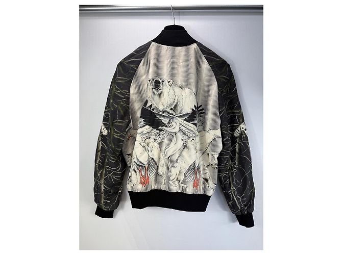 Autre Marque Swash London Wendbare Bomberjacke Schwarz Weiß Mehrfarben - Ansicht 8