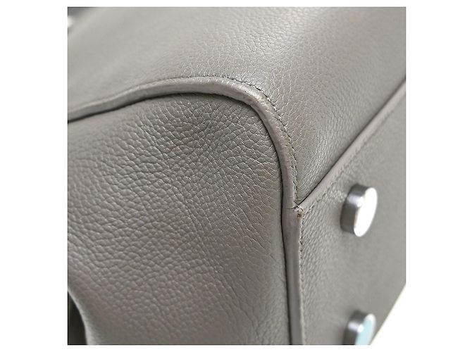 Saint Laurent Rive Gauche Cabas Leather Small Marrone - vista 3