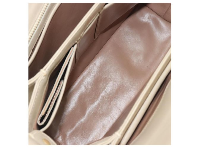 Gucci Vintage Convertible Box Leather Beige - vista 5