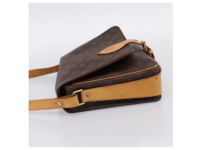 Louis Vuitton Cartouchiere Monogram GM Marrone - vista 3