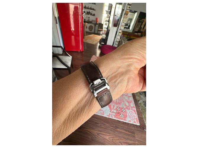 Reloj Baume & Mercier de señora de acero inoxidable Castaño Blanco - vista 14