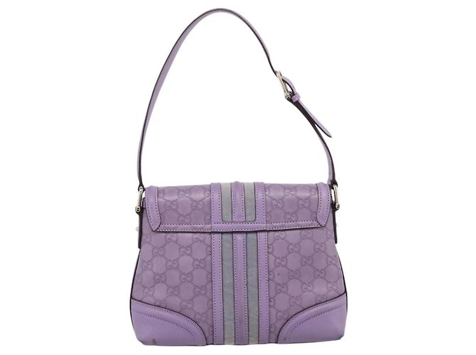 Gucci Web Flap Guccissima Porpora - vista 2