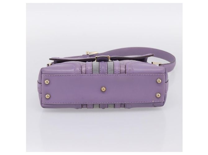 Gucci Web Flap Guccissima Porpora - vista 4