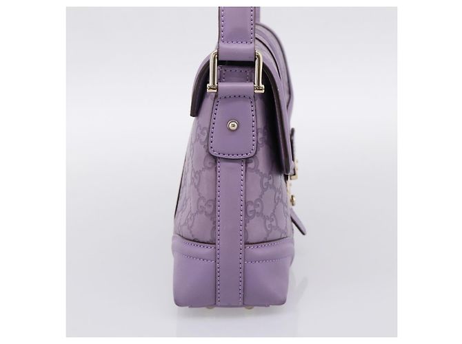 Gucci Web Flap Guccissima Porpora - vista 5