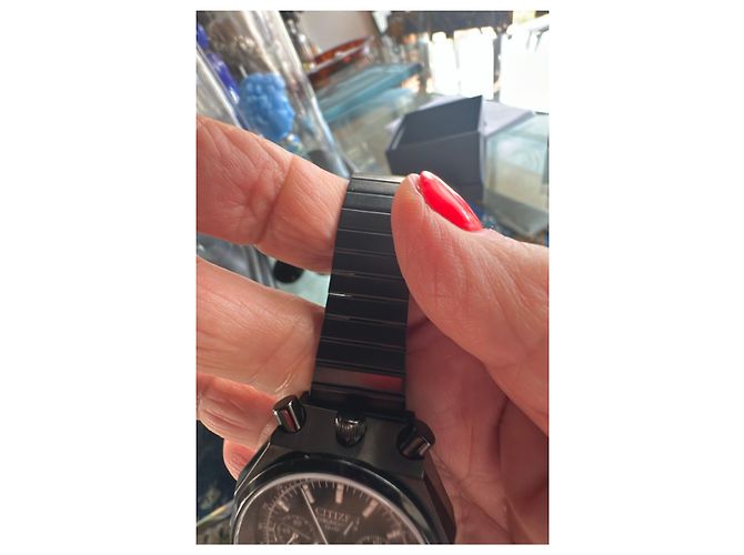 Autre Marque Orologio Citizen Chronograph Ground Y Nero - vista 6