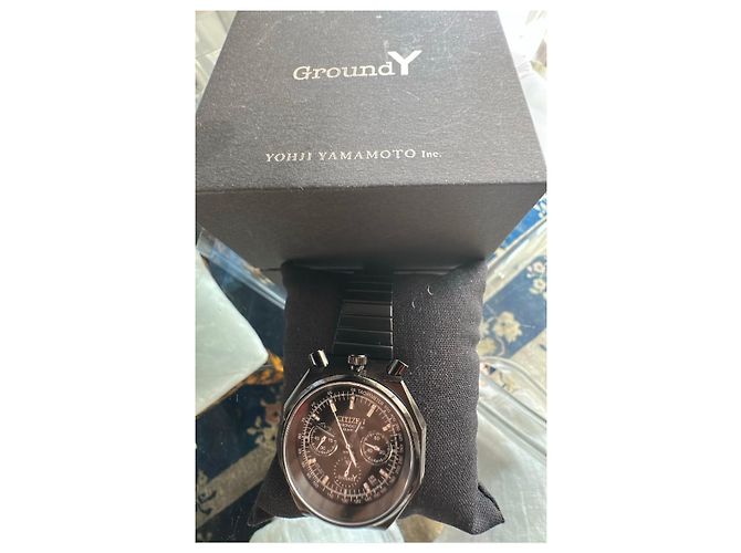 Autre Marque Orologio Citizen Chronograph Ground Y Nero - vista 9