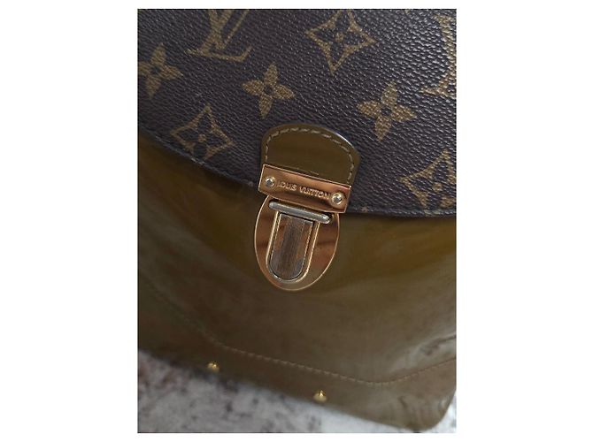 Splendido Zaino Louis Vuitton Montsouris Marrone - vista 2