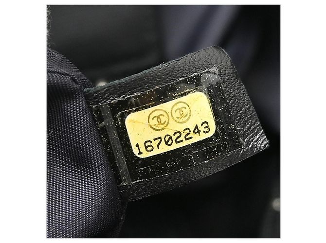 Chanel Biarritz Tote aus gestepptem beschichtetem Canvas Large Schwarz - Ansicht 5