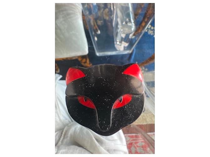 Autre Marque Lea Stein Nero Rosso - vista 4